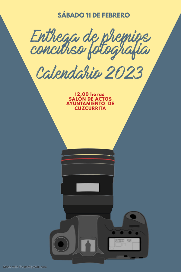 Entrega de premios concurso de fotografía Calendario 2023