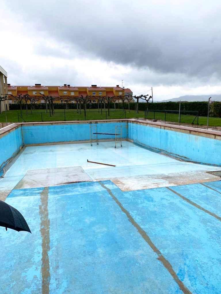 Obras piscina municipal 2022