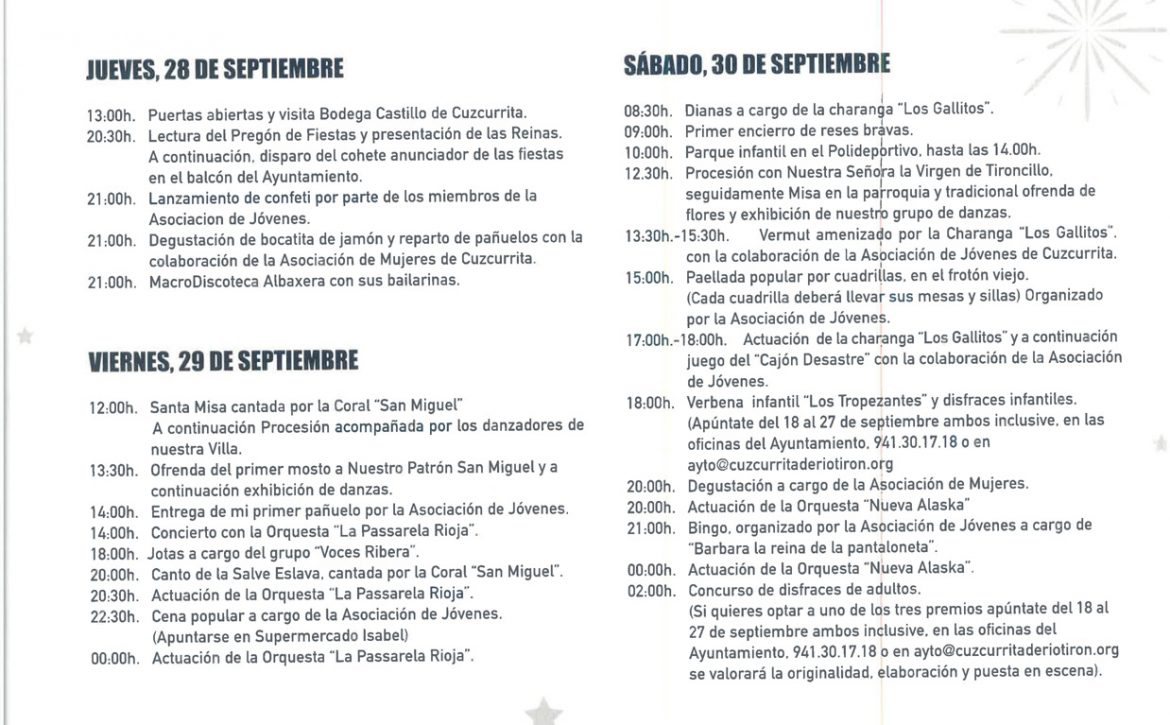 Fiestas de San Miguel 2023